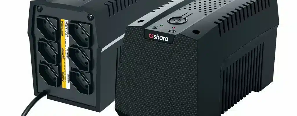 Foto frente e verso do produto UPS Mini da TS Shara