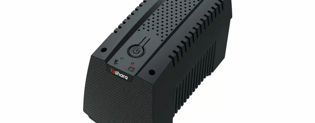 Foto de um nobreak miini 700VA da TS Shara
