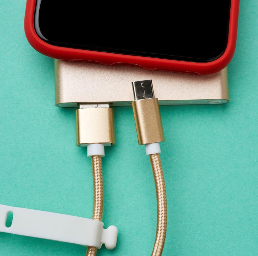 Choques com carregador