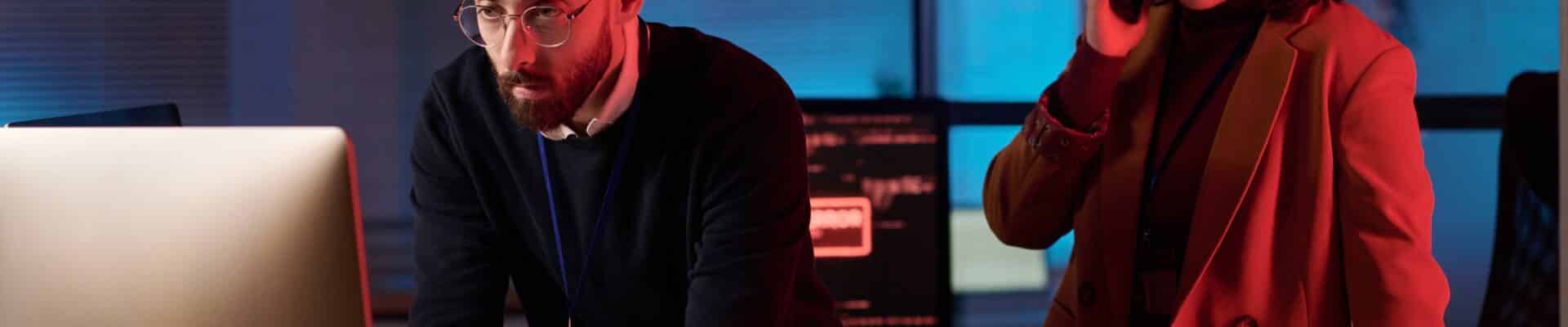 Reunião no setor de segurança