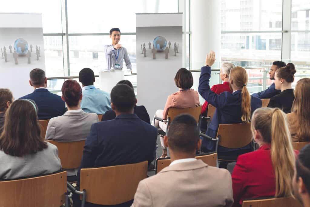 Reunião de negocios
