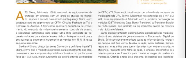 Noticia - Alta qualidade e energia - TS Shara