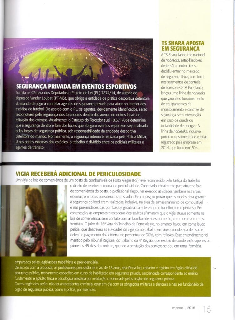 Noticia: TS Shara aposta em Segurança