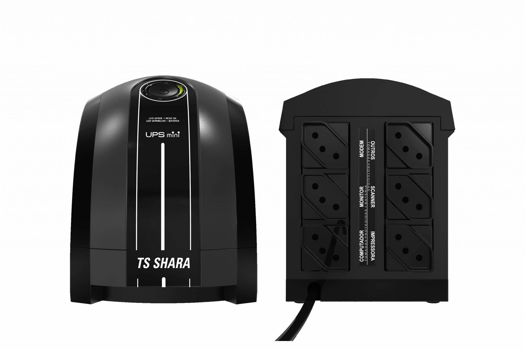 Nobreak TS Shara UPS Mini microprocessado da TS SHARA é a melhor relação custo benefício do mercado, pois renune tecnologia e preço competitivo.
