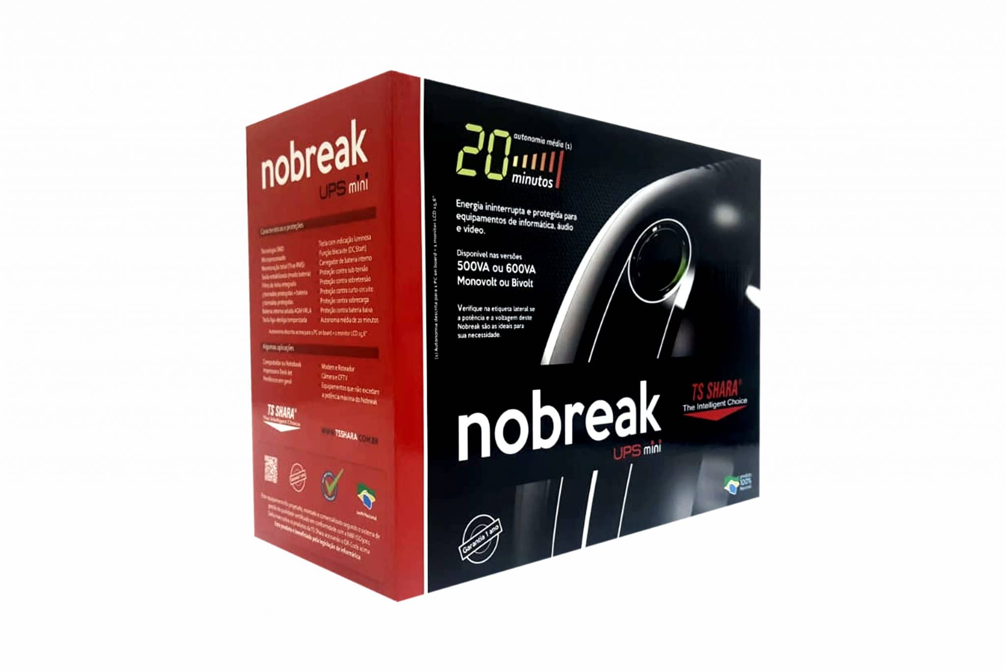 Nobreak TS Shara UPS Mini microprocessado da TS SHARA é a melhor relação custo benefício do mercado, pois renune tecnologia e preço competitivo.
