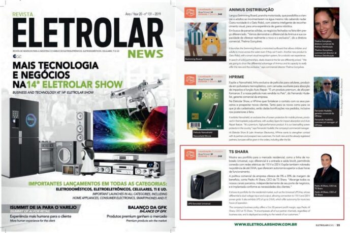 TS shara na revista eletrolar