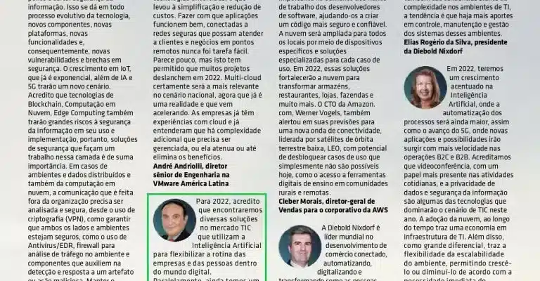 Página de artigo intitulado "Crise hídrica abre oportunidade para fontes renováveis de energia". Ao centro, uma fotografia de rosto de Pedro Al Shara, homem de terno e gravata, identificado como CEO da TS Shara