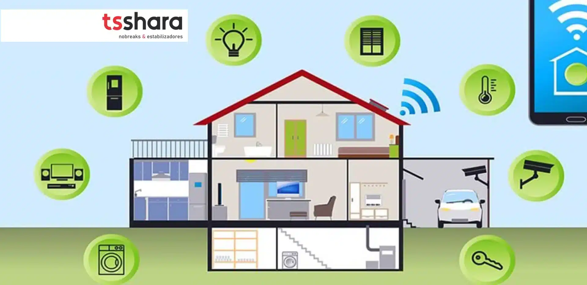 A TS Shara, empresa nacional fornecedora de nobreaks, participa pela sexta vez da Eletrolar Show em São Paulo