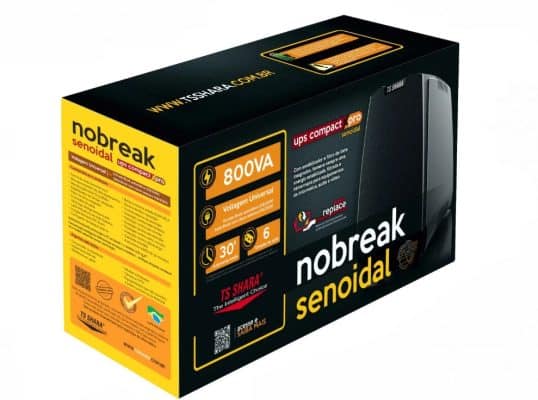 NOBREAK UPS COMPACT XPRO SENOIDAL 800VA