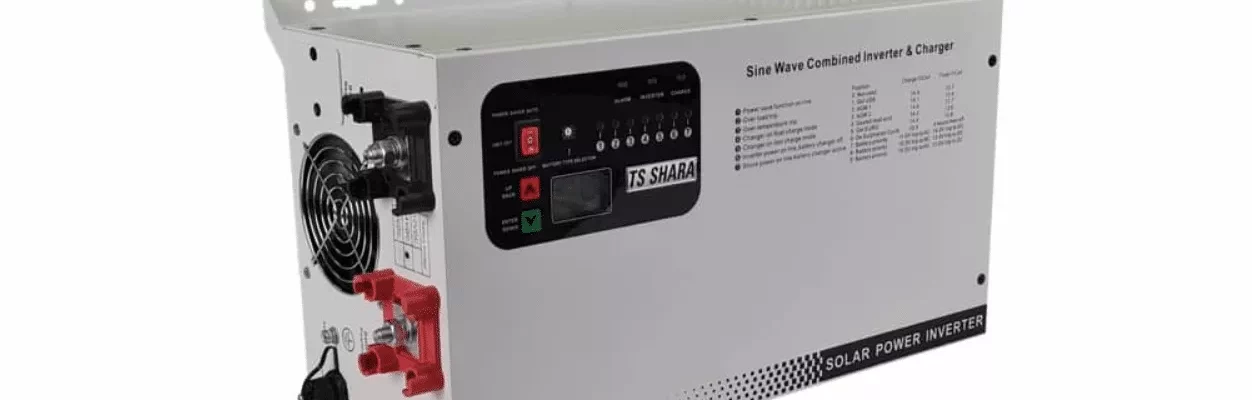 imagem de um inversor solar