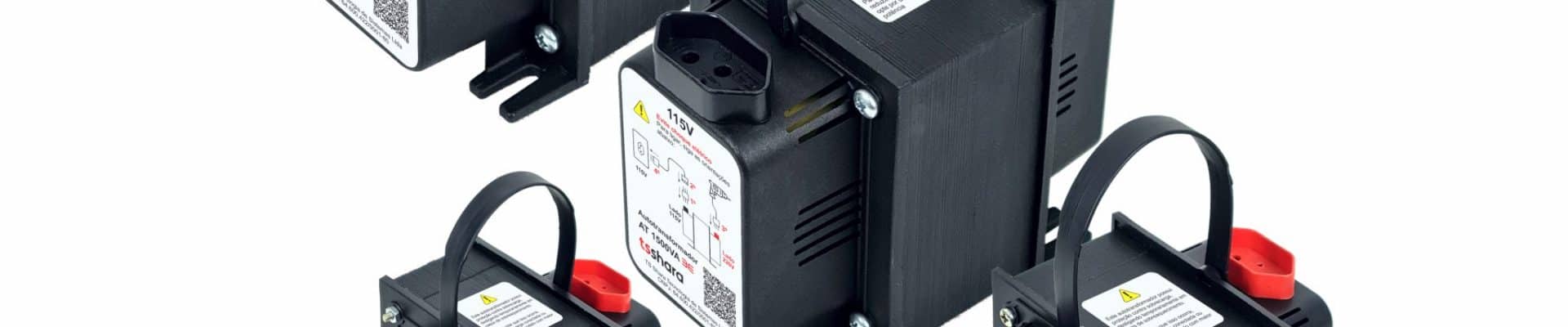 Transforme a tensão com segurança e confiabilidade! Com a linha AT-3E de autotransformadores, com 5 modelos de 500VA a 2.000VA.