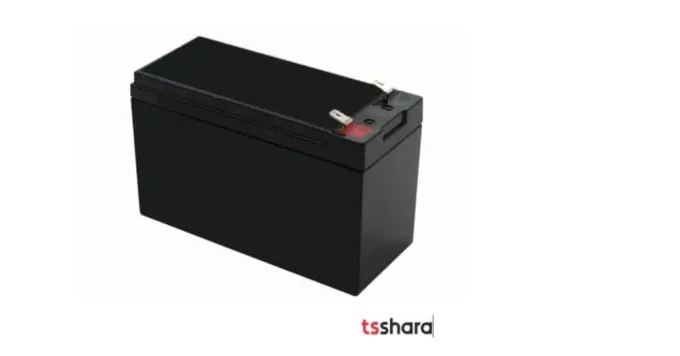 imagem de uma bateria preta para nobreak da TS Shara 