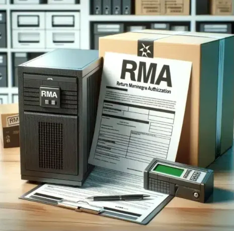 imagem de IA de um nobreak e RMA