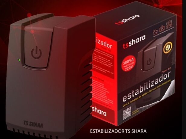 uma imagem do estabilizador da ts shara fora da embalagem