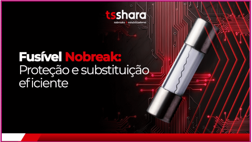 um fusível em um fundo preto e vermelho