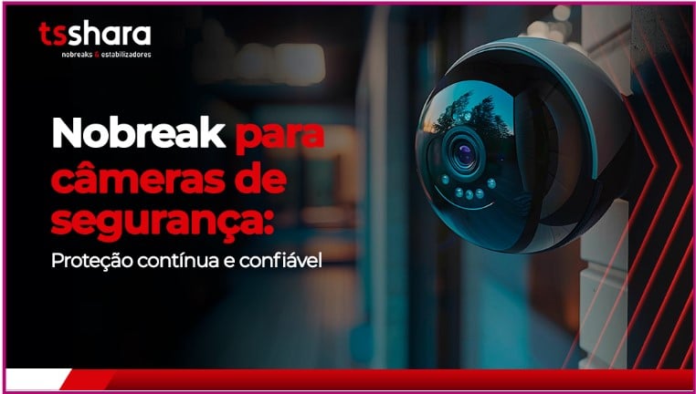 uma camera de segurança de perto, que esta instalada em um portão