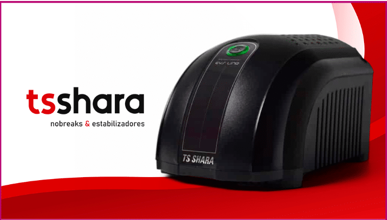 foto do produto estabilizador da ts shara em um fundo branco e vermelho
