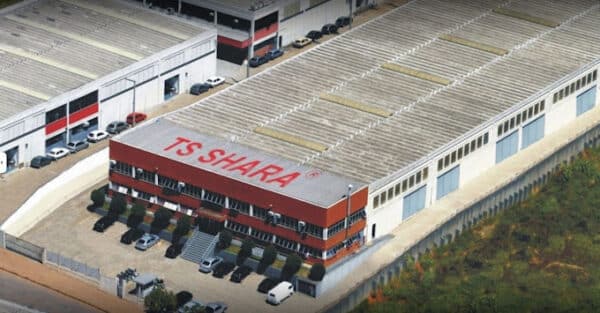 uma foto da empresa TS Shara vista de cima
