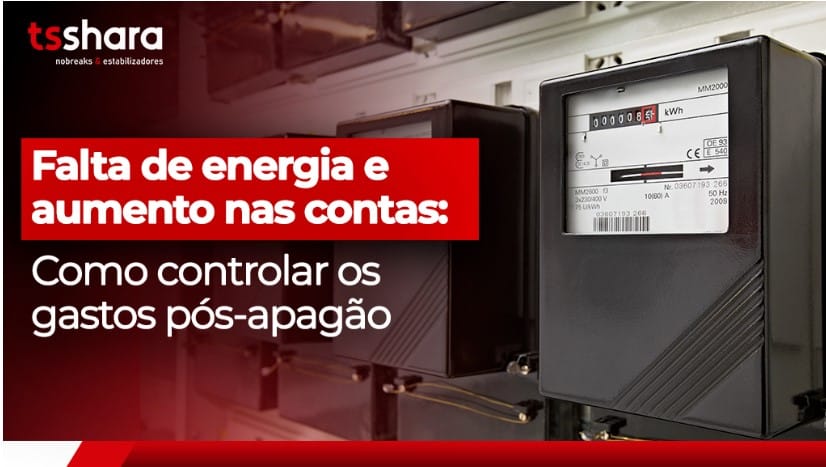 Medidor de energia elétrica com destaque para consumo em kWh.