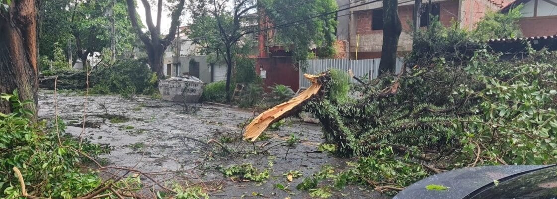 Chuvas fortes e apagões