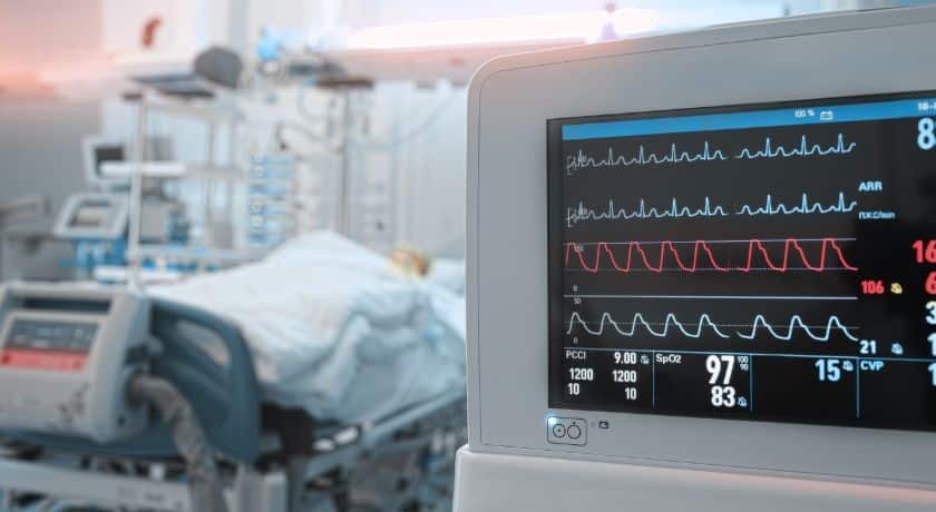 uma imagem de um equipamento hospitalar