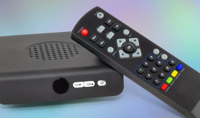 um decodificador de tv