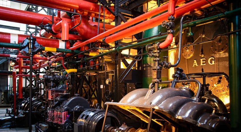 uma industria e equipamentos industriais