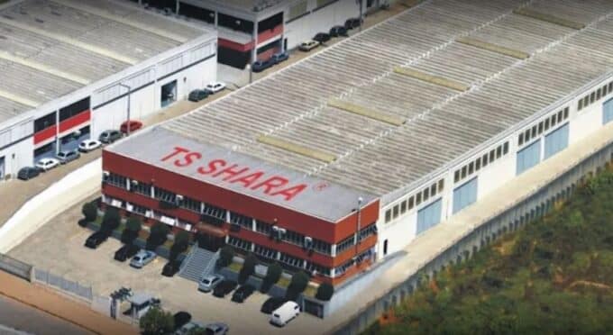 visão aérea da empresa TS Shara