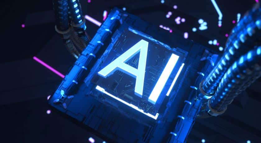 imagem de um quadrado escrito AI de inteligencia artificial