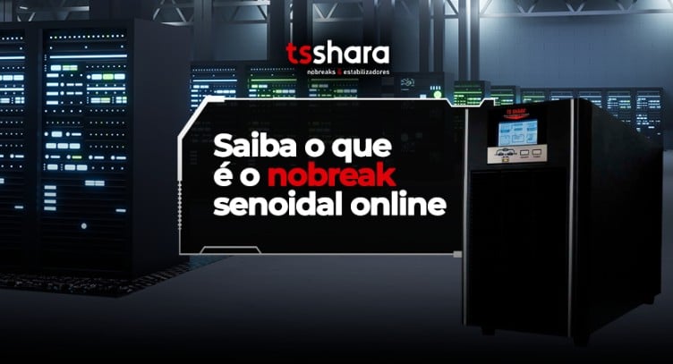 Nobreak senoidal online TS Shara em data center