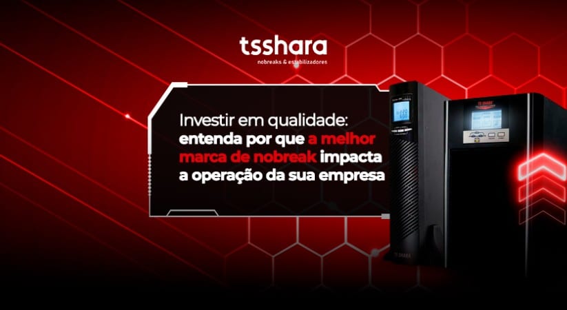Texto sobre como a marca de nobreak impacta a empresa.