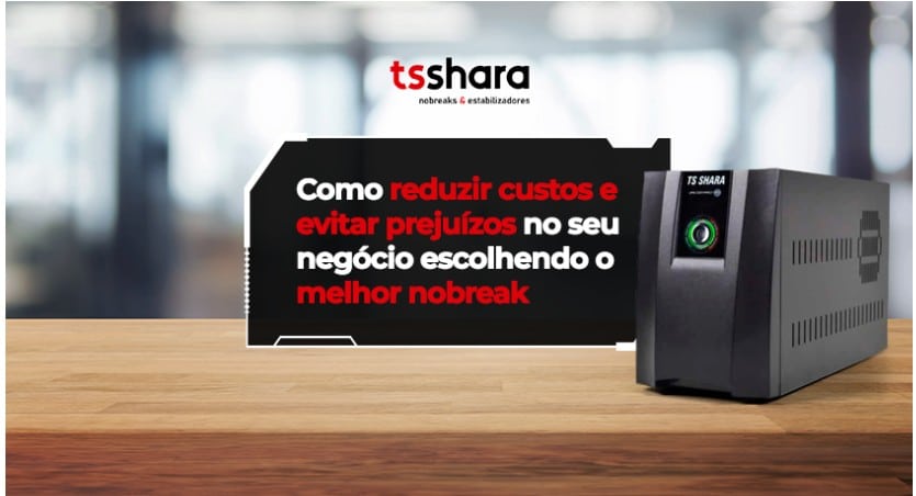 Texto sobre como reduzir custos com nobreak.