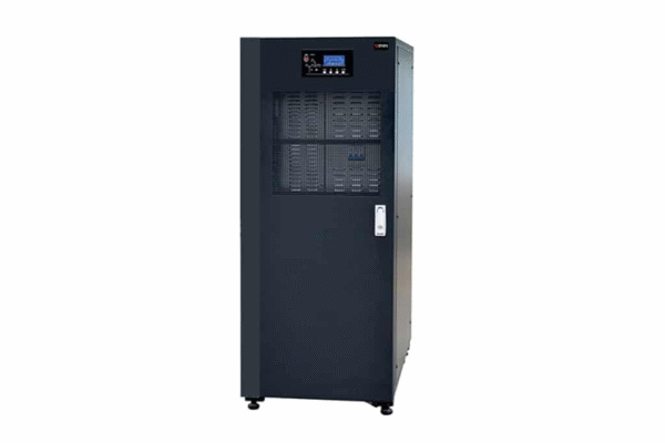 Nobreak torre de alta potência da TS Shara com display digital superior.