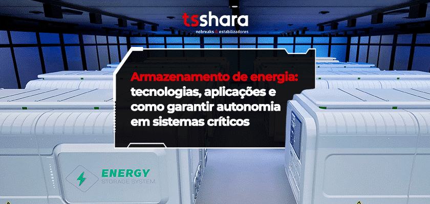 Sistemas de armazenamento de energia com baterias modulares em ambiente tecnológico