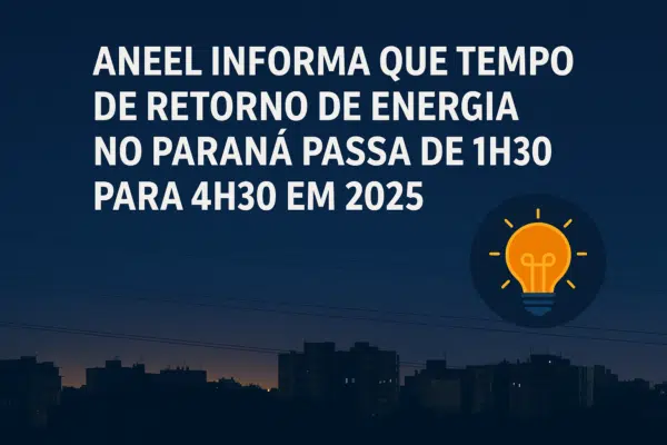 Com a previsão da ANEEL de aumento no tempo de restabelecimento para 4h30, soluções como nobreaks TS Shara com autonomia estendida tornam-se aliados estratégicos na continuidade das operações.