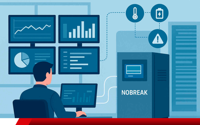 monitoramento remoto de nobreak com dashboard e alertas de sistema