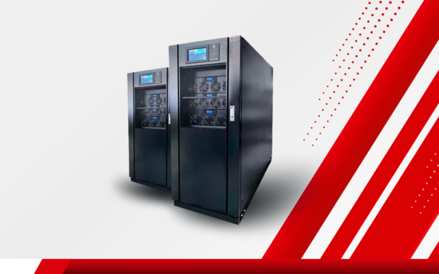 nobreak industrial de grande porte utilizado em infraestrutura crítica