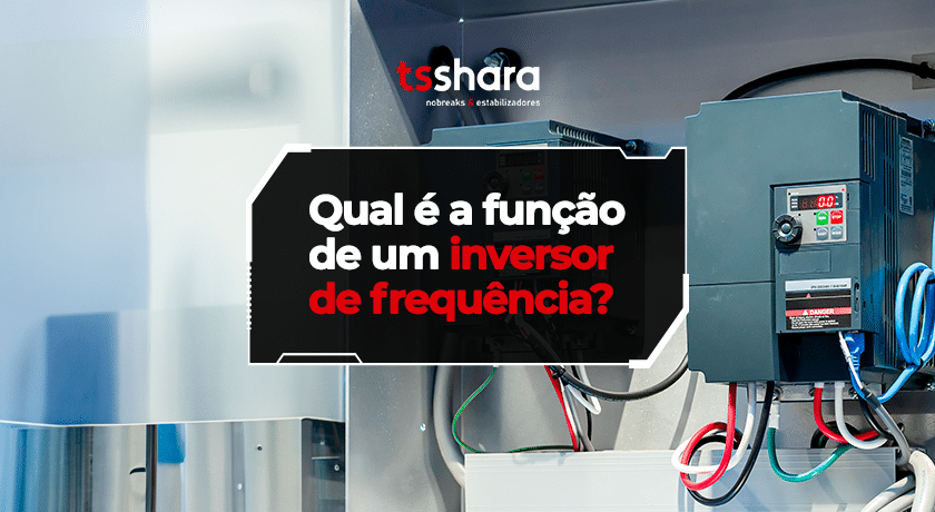 Imagem da Tsshara sobre a função de um inversor de frequência em ambiente industrial.