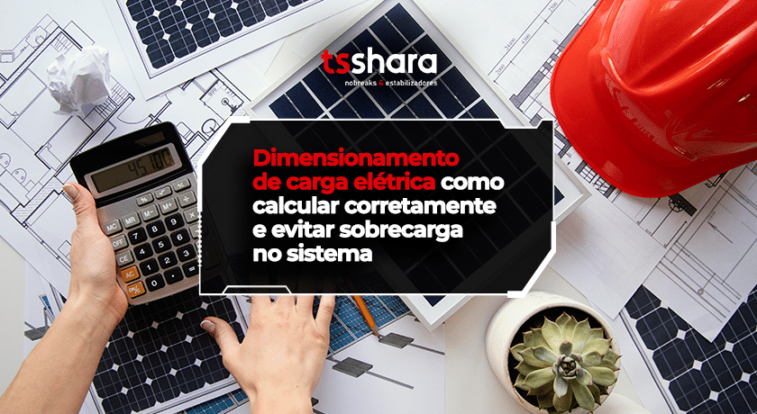 Cálculo de carga elétrica em projeto de instalação
