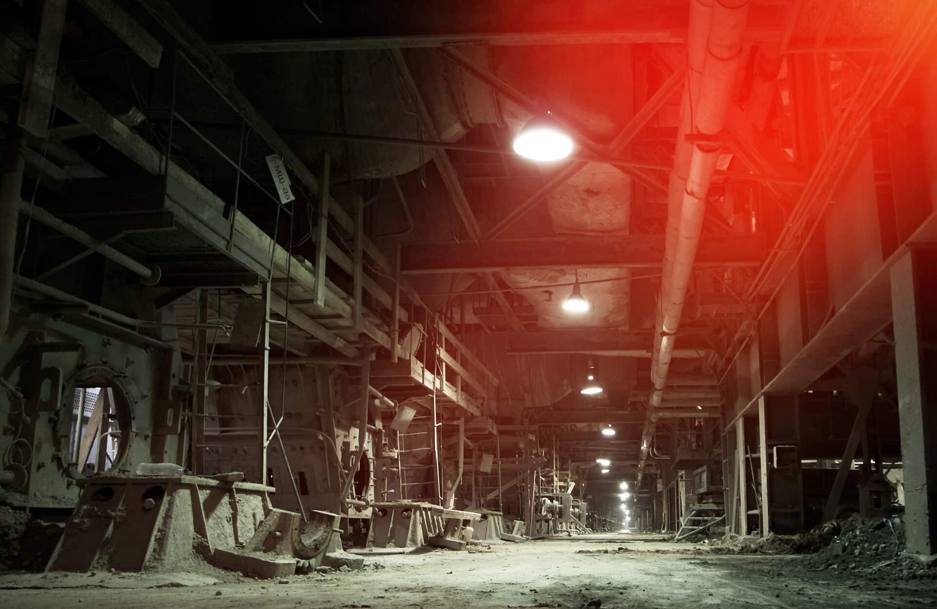 Fabica sofeendo um blackout